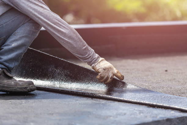 Professional Exterior Waterproofing technician working in Twelve Mile, IN